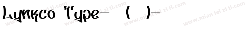 Lynkco Type-普通(西方)字体转换